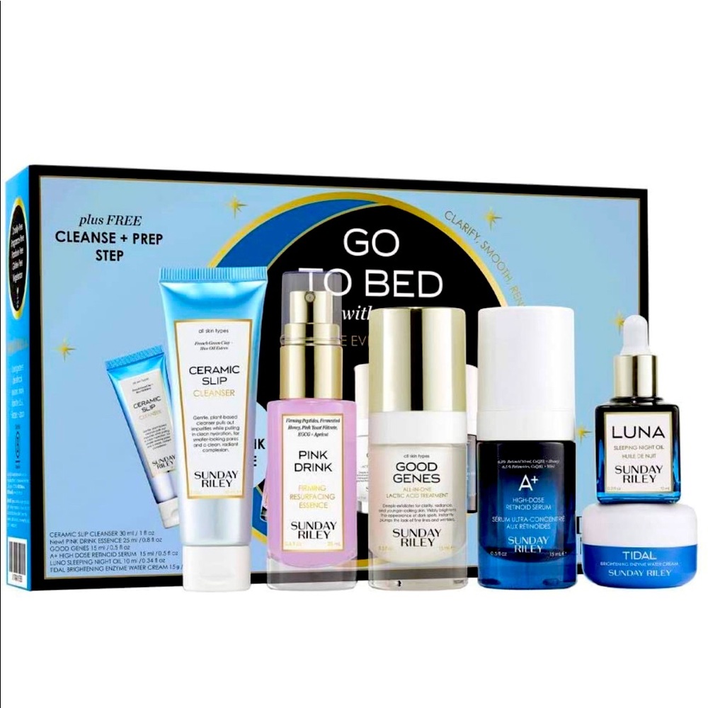 Sunday Riley Go to Bed Skincare Set